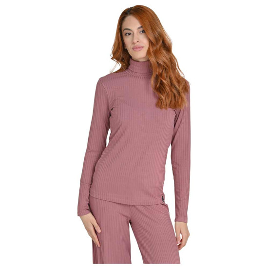 Target Γυναικεία μακρυμάνικη μπλούζα Turtleneck Rib Viscose Long Sleeve T-Shirt